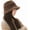 A-coffee, variant on 1920s Cloche Hats Packable Winter Fleece Lined Bucket Hat Church Women