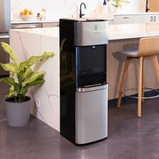 Primo Deluxe Bottom Load Black and Stainless Water Dispenser model 601392