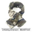 thumbnail image 2 of Lojalitet Winter plush thick student warm scarf camouflage scarf, 2 of 5