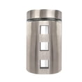 thumbnail image 1 of Cannister Mainstays Vidrio Calizo Cubierta de Acero Inoxidable 1 Litro Ventanillas Cuadradas, 1 of 4