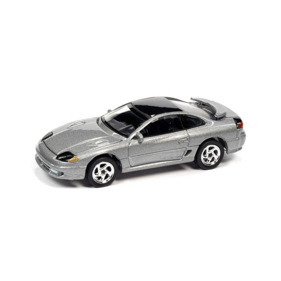 1993 Dodge Stealth R/T, Silver - Auto World AWSP082/24A - 1/64 scale Diecast Model Toy Car