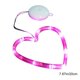 thumbnail image 3 of Lámpara De Cortina De Plástico Cortina de luces LED con forma de corazón y ventosas, 520 luces LED, ideal para San Valentín, fiestas, bodas, decoración colgante (rosa) JASKFLY, 3 of 9