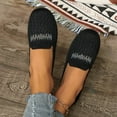 thumbnail image 7 of Wensltd Mesh Shoes for Women Wide Width Breathable Knit Design Comfort Round Toe Casual Lightweight Everyday Flats, 7 of 7
