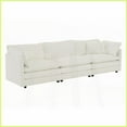 thumbnail image 2 of Modern Chenille 3-Piece Sofa Set – 2 Accent Chairs + 3-Seat for Living Room, Flexible & Comfortable, 2 of 10