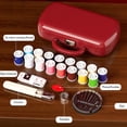 thumbnail image 2 of Sewing Kit with Case for Adults Beginner, Portable Sewing Supplies Accessories for Travel Home, Contains Sewing Thread, Scissors, Needles, Threader, Measure, 2 of 9