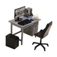 thumbnail image 3 of Lipstore Doll House Decoration Decorative Office Furniture Set Miniature Computer Set Grey Desk, 3 of 8
