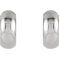 thumbnail image 2 of Sterling Silver 16.75mm Polished Hinged Earrings - 6.5 Grams, 2 of 2