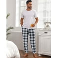 thumbnail image 2 of EKOUAER Men's Pajama Pants, Lightweight Loungewear, Comfy Jogger Sleep Pant Long Pj Bottoms with Drawstring & Pockets, 2 of 6