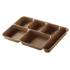 Cambro Tray 6 Compartment Deep Camwear 10" X 14" Beige