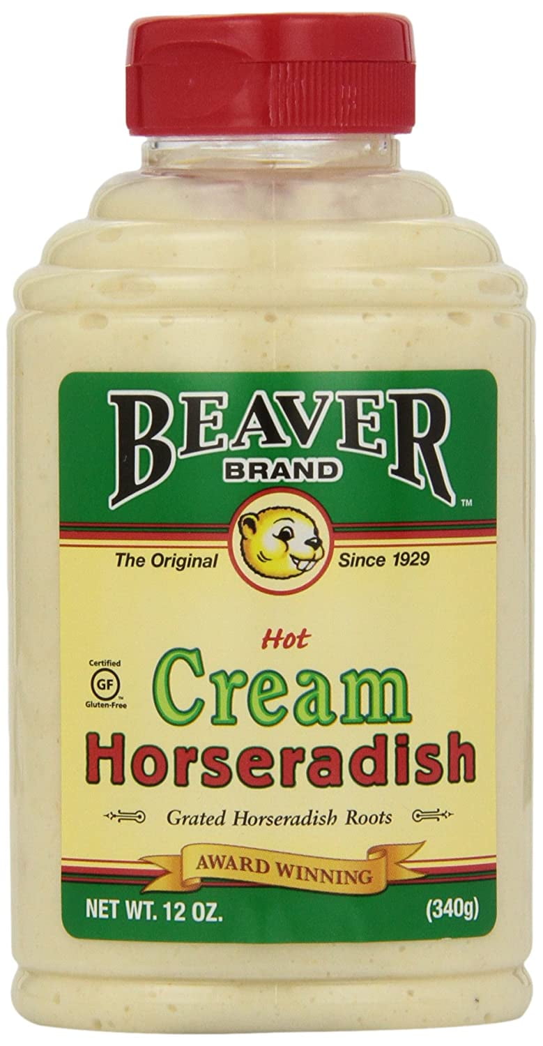 Beaver Brand Cream Style Horseradish, 12Ounce Squeezable Bottles (Pack