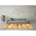 thumbnail image 3 of Ahgly Company Indoor Rectangle Abstract Orange Modern Area Rugs, 5' x 7', 3 of 4