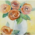 thumbnail image 2 of Loreth, Lanie 26x26 Gold Ornate Wood Framed with Double Matting Museum Art Print Titled - Sunny Blooms, 2 of 4