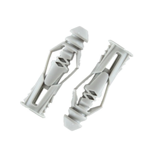 # 8 Box of 100 Plastic Triple Grip Anchors 1//4/" Hole