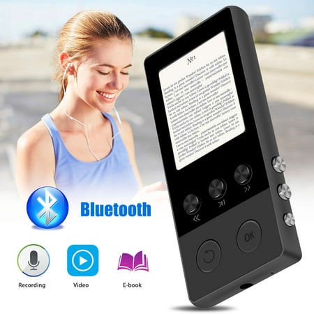 EEEkit MP3 Player with 8 GB Memory Capacity, Support UP to 64GB Micro SD Card, Portable Digital Music Player/Video/E-Book Reader/Video Playback, Ultra Slim 1.8'' LCD