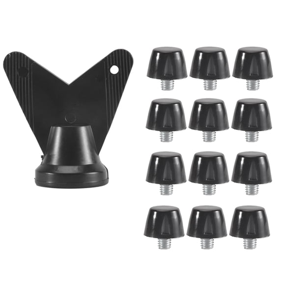 12 PCS Football Boot Spikes Professional Soccer Boot Cleats M5 Replacement Studs with Wrench Track Shoes Spikes 10mm