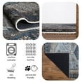 thumbnail image 6 of Keen Home Design Machine Washable Area Rugs with Non-slip Backing, Ideal for Hallway, Living Room, Bedroom, Kitchen and Laundry Room, Vintage Moroccan and Low Pile Rug ( 2' x 3' ), 6 of 8