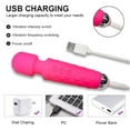 thumbnail image 7 of TLUDA Personal Wand Massager for Women, Rechargeable Handheld Massager for Neck Back Shoulder,L-Red, 7 of 7