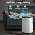 thumbnail image 2 of Moifoi 12000BTU Portable Air Conditioners with Remote Control, 3-in-1 Free Standing Cooling AC Unit with Fan & Dehumidifier, Cools Room up to 550 sq.ft, Smart/Sleep Mode,3 Speed,Auto Swing,24H Timer, 2 of 9