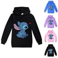 thumbnail image 2 of Lilo & Stitch Sudadera con Capucha Informal para niños Sudadera con Capucha con Estampado de Manga Larga Tops Ropa Deportiva para niños y niñas, 2 of 2