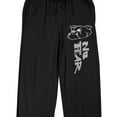 thumbnail image 2 of No Fear Bulldog Logo Men's Black Sleep Pants-XXL, 2 of 5