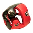 thumbnail image 2 of Champ Boxing Head Guard Helmet Face Protector Gear MMA Kickboxing Red/Black Large, 2 of 4