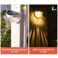 thumbnail image 2 of SolarEra 4 Pack Outdoor Solar Fence Lights, Waterproof Solar Deck Lights Wall Mount LED Hemispherical Shape Lights for Garden Yard Post Steps Stair Outdoor Christmas Decorations, Cold White, 2 of 8