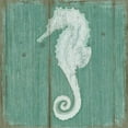 thumbnail image 2 of Mollie B. 26x26 Gold Ornate Wood Framed with Double Matting Museum Art Print Titled - Seahorse, 2 of 4