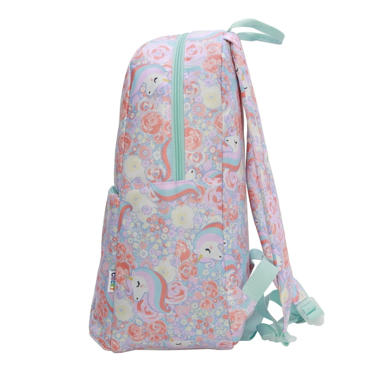 Crckt 18 inch 4 Piece Kids Softside Luggage Set Unicorn Walmart.Com Exclusive Size 18in UR 18 H x 12.5 WX 6.5 Large BACKPACK 15.5IN H x 11in