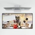 thumbnail image 4 of Happy New Year 2026 Saint Bernard Santa Gnome Holiday Party Snow Desk Mat Full Keyboard Mouse Pad St Dog Lover Large Mousepad - 13019, 4 of 5