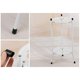 thumbnail image 2 of Elegante soporte metálico de dos niveles, 7,87" x 2,95" x 4,92" (2 niveles, blanco), 2 of 8