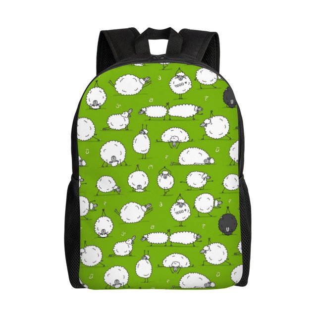 Easygdp Funny Sheep Doing Yoga Mochila Versátil y Elegante: Comodidad, Almacenaje y Durabilidad para la Universidad, Trabajo, Viajes y Uso Diario