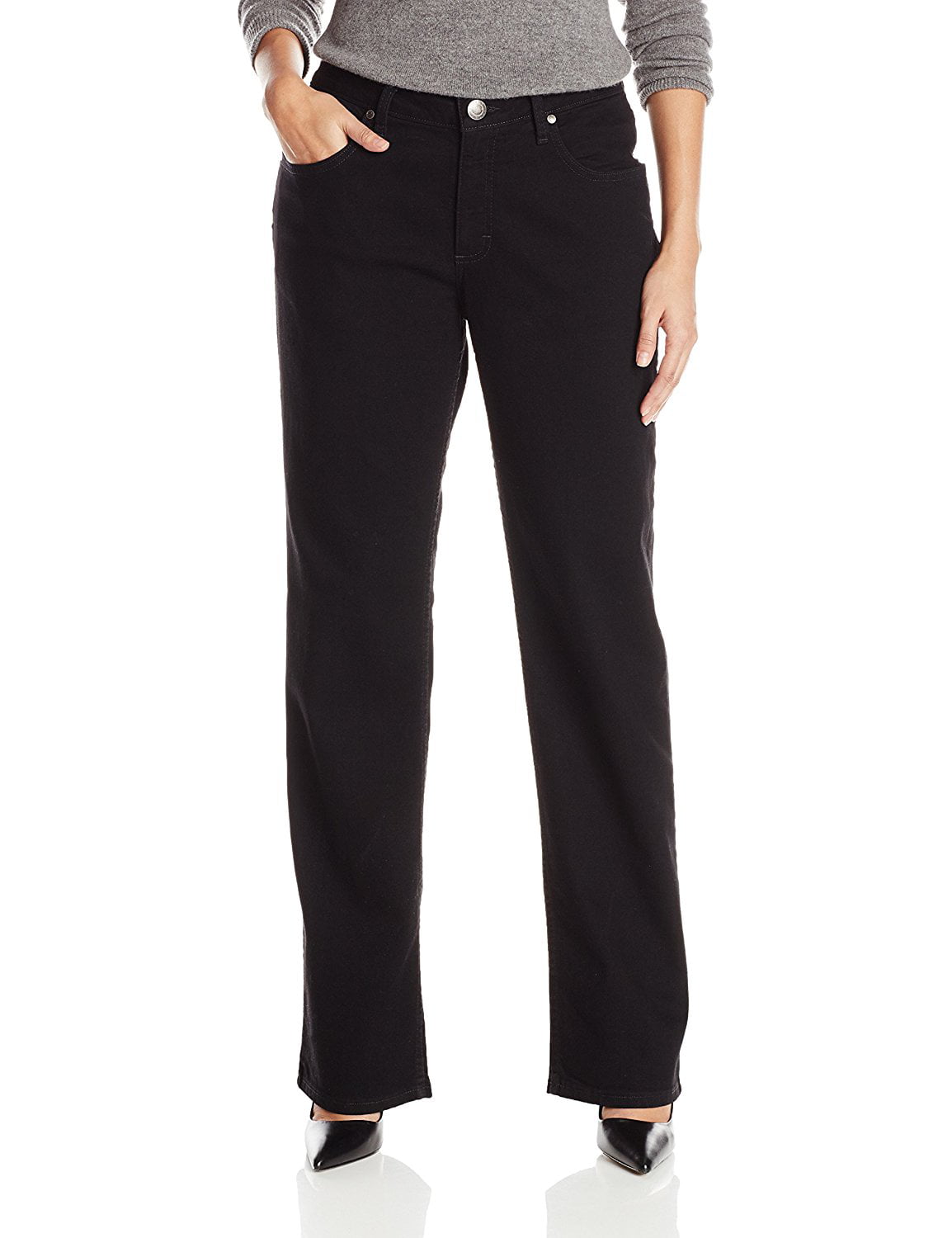 Lee Riders - Riders by Lee Womens 10X30 Relaxed Fit Straight Stretch ...