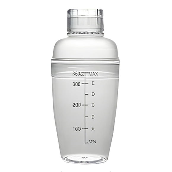 Hand Drink Mixers for Keto Coffee Transparent Handheld Drink Mixer Shaker with Scale and Strainer for Beverages