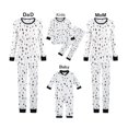 thumbnail image 6 of Christmas Family Pajamas Matching Sets Christmas Family Matching Pajama Set Long Sleeve Crew Neck Full Length Pants Soft Comfortable Festive Sleepwear For Mom Dark Gray M, 6 of 7