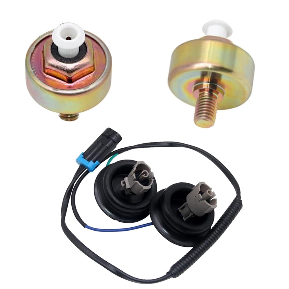 12601822,213-3521,89060413 Dual Knock Sensors with Wiring Harness and Intake Manifold Gasket Kit Fits For Chevrolet Silverado Avalanche Tahoe, GMC Sierra Yukon, Cadillac Hummer LS1 LQ4 6.0L 5.3L 5.7L