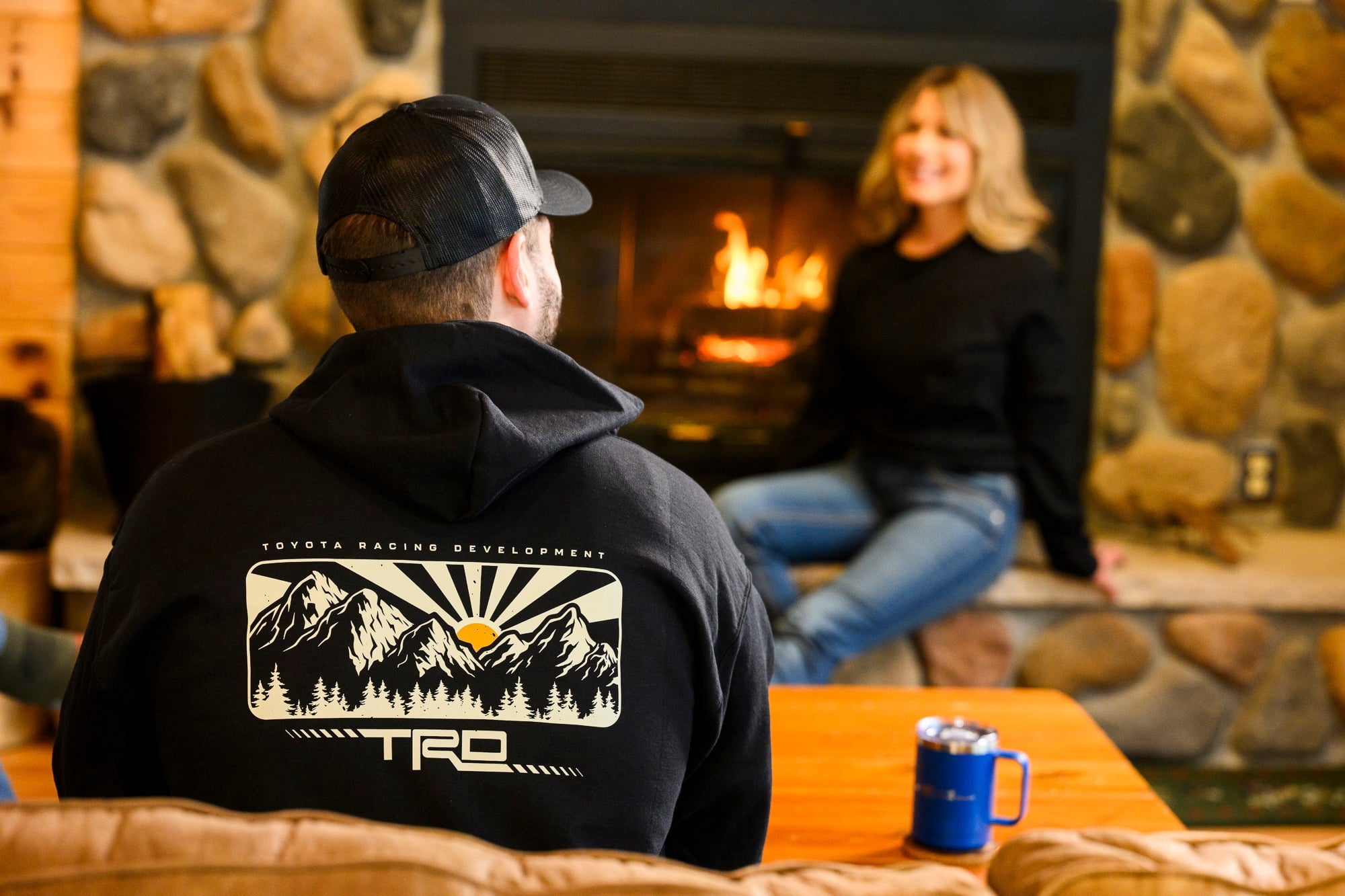 Toyota Racing Development Zip-Up Hoodie-Mountain Adventures