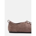 thumbnail image 5 of Scenario Women's Bungee Lace Faux Suede Sneakers, 5 of 7