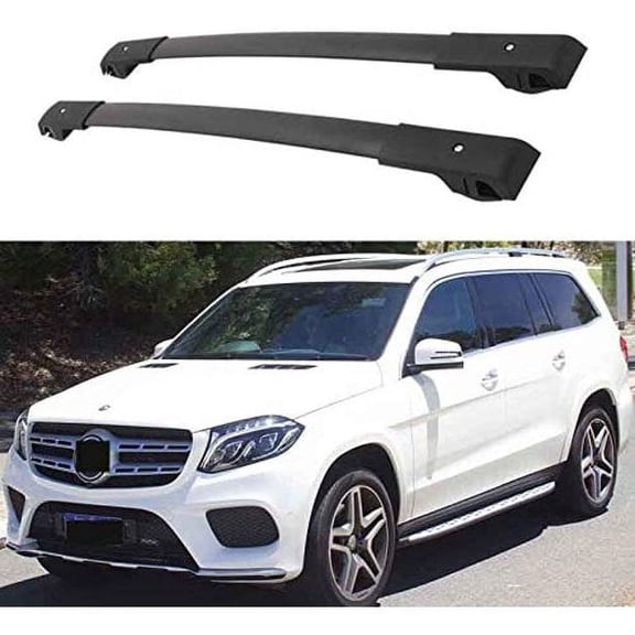 NIXFACE Cross Bars Roof Racks Fit for 2014-2019 Benz GL-Class GLS GL450 Luggage Crossbars Cargo Bag Carrier