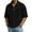 U8-Black, variant on Nokdvo Mens Waffle Knit Polo Shirt Short Sleeve Button Up Shirts with Pocket Collared Golf Shirt Lightweight Big and Tall Relaxed Fit Comfort Clothing,Black S