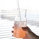 thumbnail image 3 of Jarra de cristal para zumo, juego de una olla y una taza para el hogar, taza de cristal para café y leche, tetera transparente y sencilla para bebidas (15,2*6,7*5,2 cm), 3 of 14