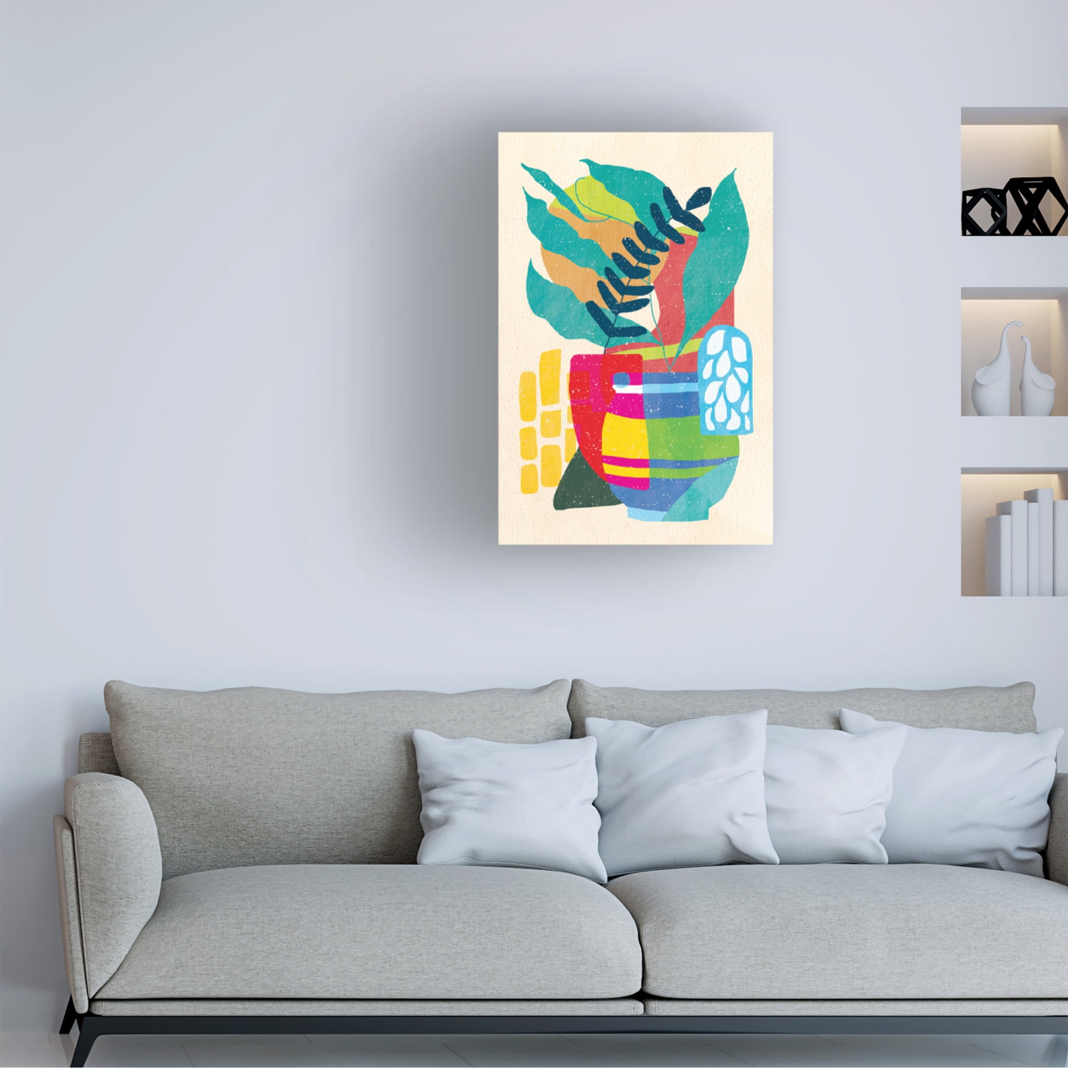 Trademark Fine Art Aylin Demir Pot a Plant Canvas Wall Art