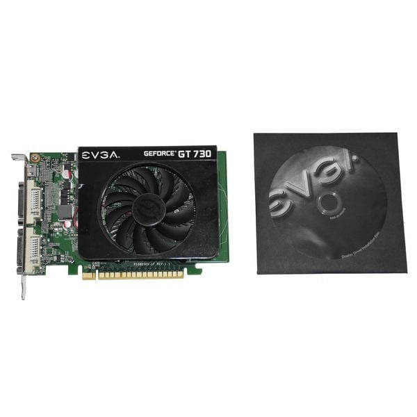 EVGA GeForce GT 730 1GB DDR3 128-bit Dual DVI and HDMI GPU – 01G-P3-2731-KR