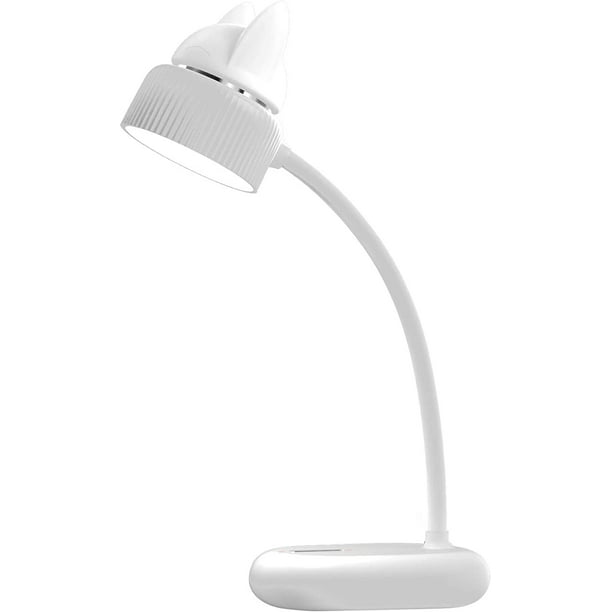 Style Selections White Wireless desk lamp 18.9-in Adjustable White Desk  Lamp with Shade