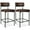 Mocha Brown, variant on Best Choice Products Set of 2, Armless Counter Height Bar Stools, Modern PU Faux Leather Stools - Camel Brown