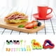 thumbnail image 5 of Cortador de Sándwich y Sellador para Niños, un cómodo empuñadura de pp de pp fácil de demould sándwich y sellador prácico desmontable para galetas, 5 of 7