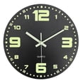 thumbnail image 1 of 12inch Wall Clocks Glow In the Dark Clock Silent Wall Clock, 1 of 5