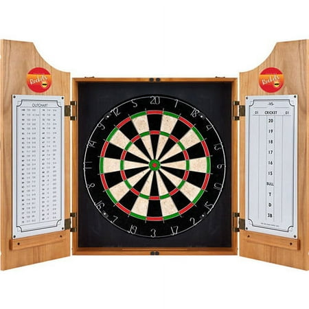 Houston Rockets NBA Hardwood Classics Dart Cabinet Set with Darts and Board - Red, Yelow, Black