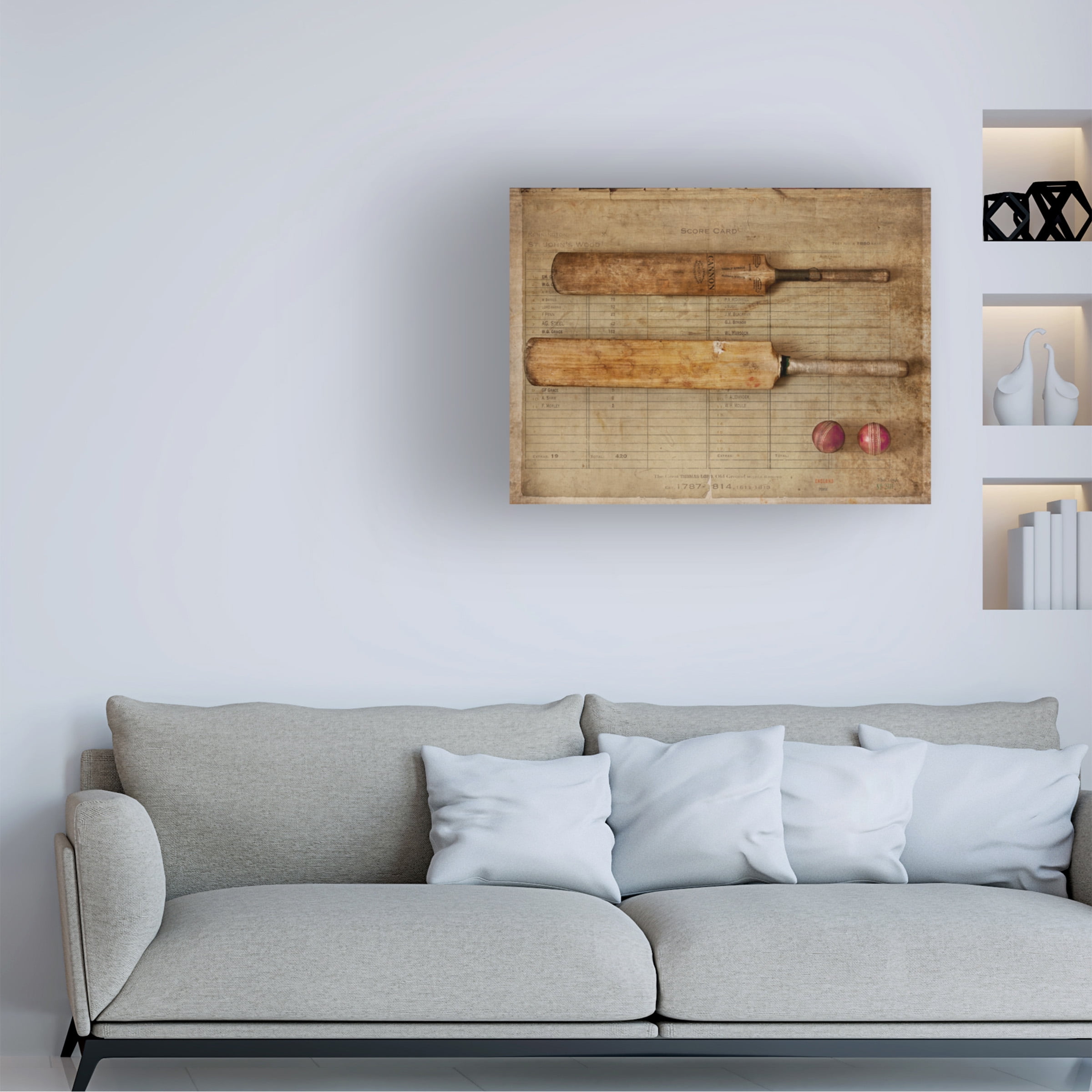 Symposium Design 'Cricket' Canvas Art