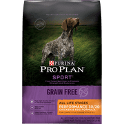 Purina Pro Plan Grain Free High Protein Dry Dog Food SPORT Performance 30/20 Chicken & Egg Formula 4 lb. Bag