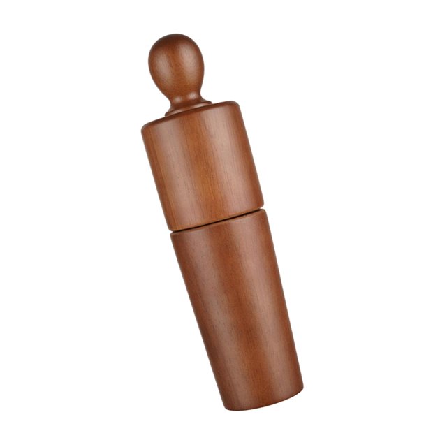 Molinillo de especias con rotor de cerámica, grosor ajustable, profesional, madera, pimienta Estilo B